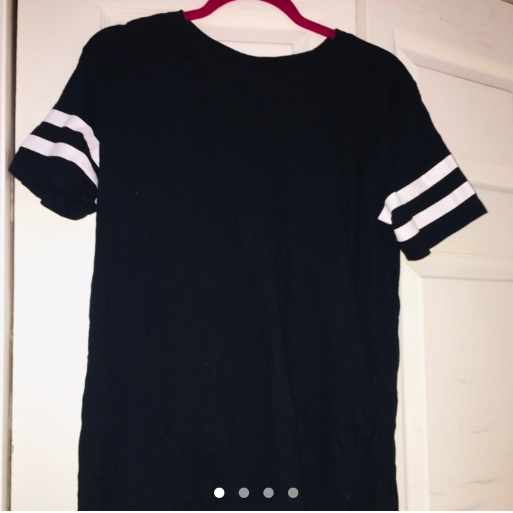 Black Striped Top.
